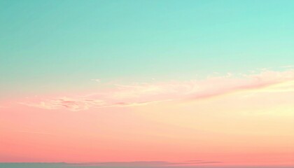 Fototapeta premium Breathtaking sunset over the ocean beachfront view nature photography tranquil environment serene perspective