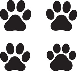 animal paw prints icon