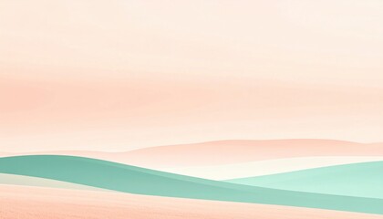 Obraz premium Serene landscape view of rolling hills nature serenity soft colors tranquil environment aesthetic perspective