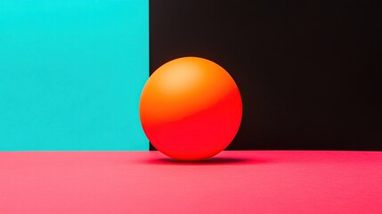 White billiard ball and easter egg on the green table