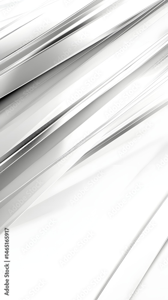 Poster sleek and minimalist abstract background featuring a modern design of polished chrome like metallic 