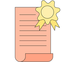 Paper with  certificate