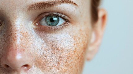 Skin discoloration from a burn healing over time