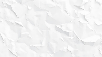 Obraz premium Abstract White Crumpled Paper Texture Background Seamless Pattern