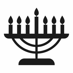 menorah vector illustration