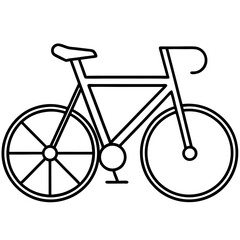 Fototapeta premium bicycle icon vector illustration