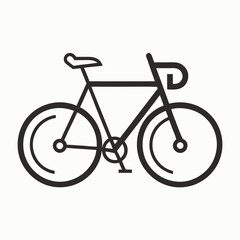 Fototapeta premium bicycle icon vector