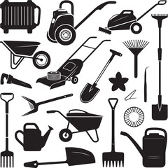 Beautiful Garden Silhouette Design

Peaceful Garden Scene Vector Art

Floral Garden Illustration for Decor

Lush Green Garden Elements Set

Backyard Garden Clipart Design