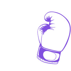 Boxing gloves illustration