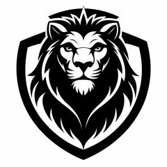 Obraz premium lion head vector 