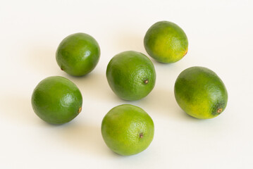 Abundance of Whole Fresh Limes