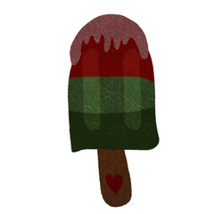 green ice cream