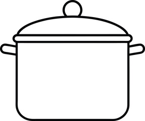 cooking pot vector illustration