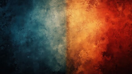 Obraz premium Fiery and frosty contrast