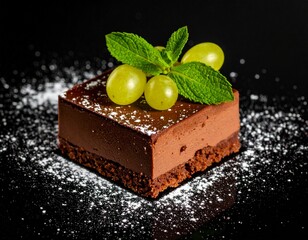 Dessert mit Schokolade