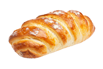 White bread loaf isolated on white background --ar 3:2 --style raw --profile dm3mbxx --v 6.1 Job ID: d5af7bdb-343e-4120-8371-a3090806f0a0