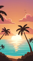 Obraz premium Sunset Serenade