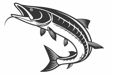 gar sihouette black vector