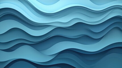 Fototapeta premium Harmonious ocean wave texture