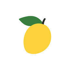 Fresh Mango Fruit Illustration Clipart Graphic Design Element