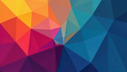 Obraz premium Abstract geometric shapes, vibrant colors, modern style, repeat, contemporary, backdrop
