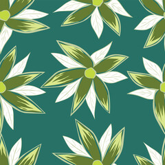 seamless pattern with leaves