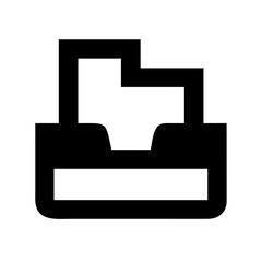 Download file document folder archive save data storage backup information upload icon vector graphic