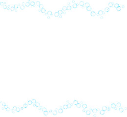 Bubbles Line Border