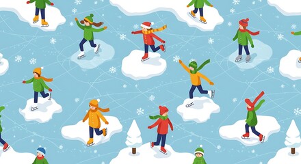 Fototapeta premium Winter's Frolic