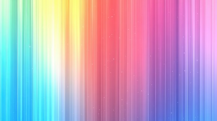 Obraz premium Vibrant rainbow vertical stripes with subtle sparkles