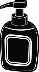 Color coded detergent dispenser silhouette