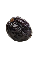 Isolated Dried Dark Plum