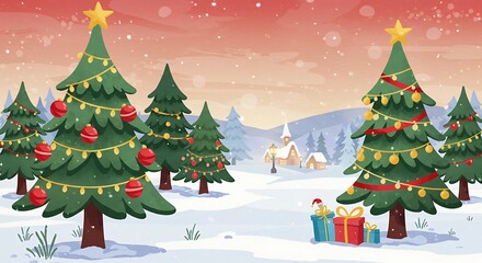 Fototapeta premium Winter's Gift Grove