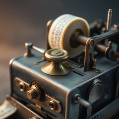 Vintage Morse Telegraph Machine