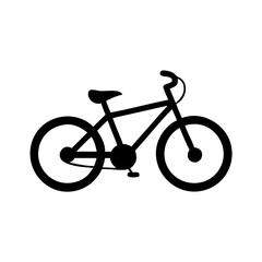 Obraz premium Bicycle bike cycling cycle mountain bike road bike biking transportation vehicle recreation fitness ride black silhouette