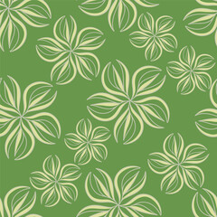 seamless pattern with flowers