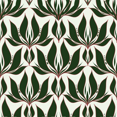 seamless pattern with flowers