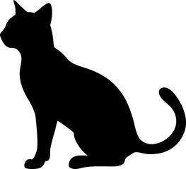 cat silhouettes pet animals graphics.eps