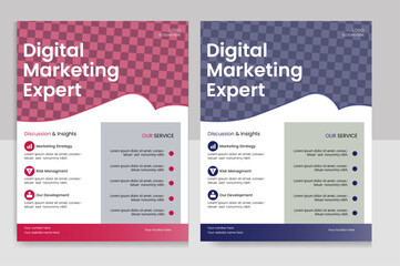 modern flyer design template for business and social media work 