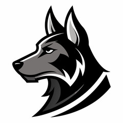 wolf head icon
