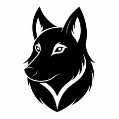 wolf head icon
