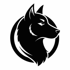 wolf head icon
