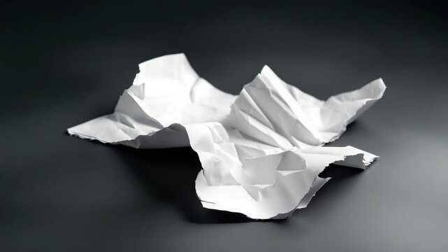 Ripped paper against black background, designed for advertising copy