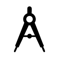 Compass drawing tool geometry math circle drafting instrument design architecture engineering tool