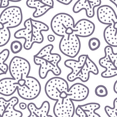 seamless pattern with flowers