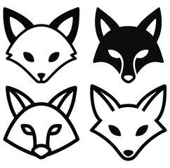 set of cats silhutte