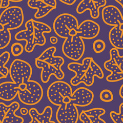 seamless pattern with flowers