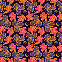 seamless pattern with flowers