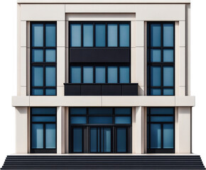 Fototapeta premium Modern Office Building Facade Design