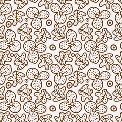 seamless pattern with flowers